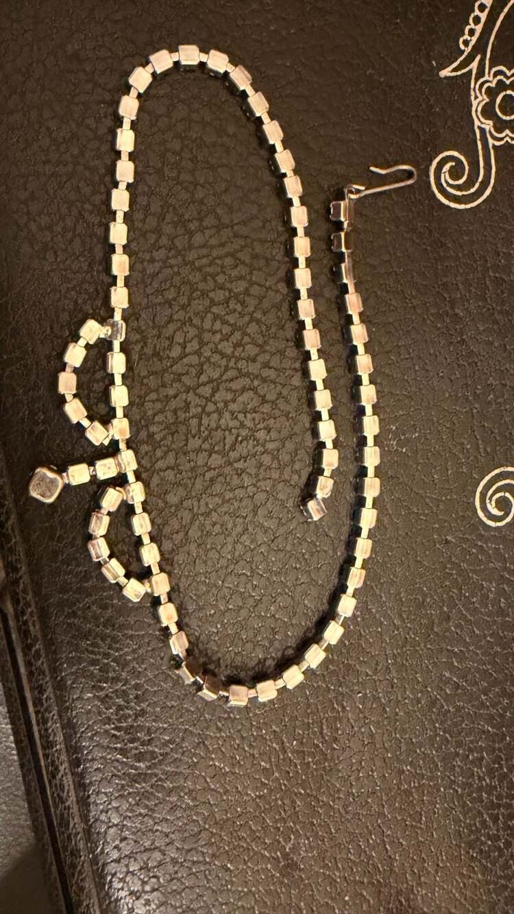 Vintage Rhinestone Choker - Picture 2 of 5